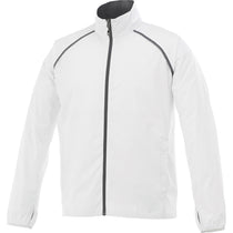 Elevate Men's White Egmont Packable Jacket