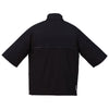 Elevate Men's Black/Grey Storm Powell Short Sleeve Half Zip Windshirt