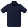 Trimark Men's Navy Evans Eco Short Sleeve Performance Polo