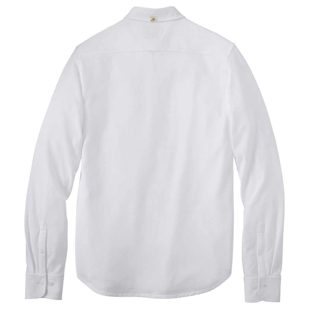 Roots73 Men's White Baywood Long Sleeve Shirt