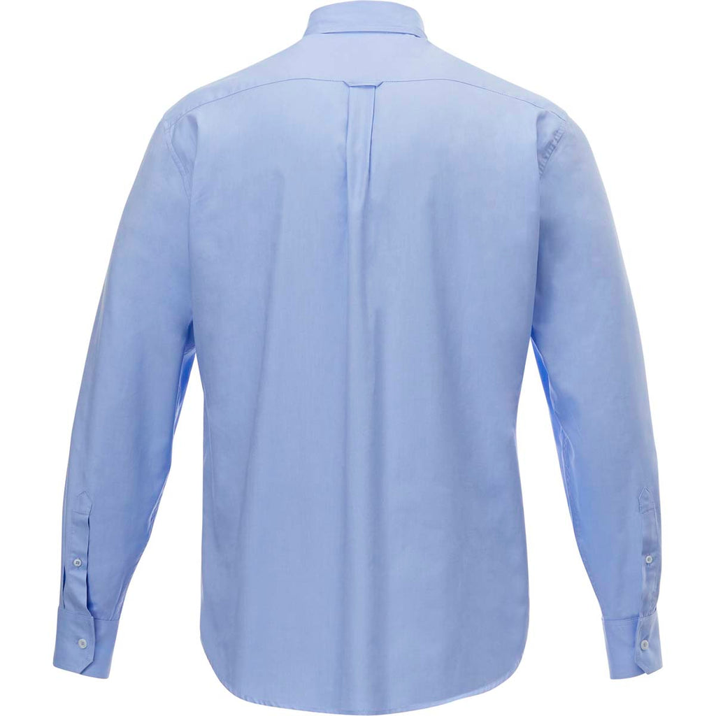 Elevate Men's Sky Irvine Oxford Long Sleeve Shirt