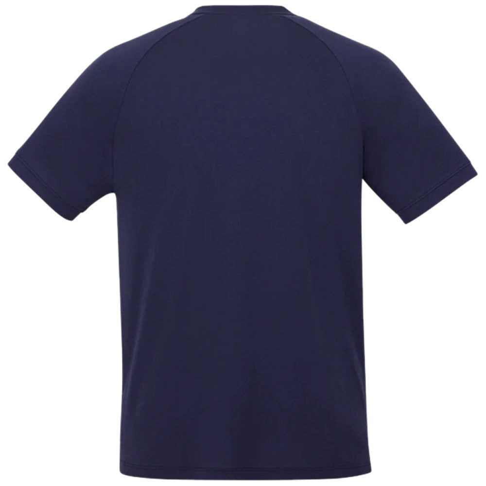 Elevate Men's Vintage Navy Somoto Eco Short Sleeve Henley