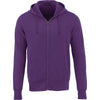 Elevate Men's Purple Cypress Fleece Zip Hoody