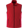Elevate Men's Team Red Tyndall Polyfleece Vest