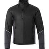 Elevate Men's Black/Heather Dark Charcoal Fernie Hybrid Insulated Jacket