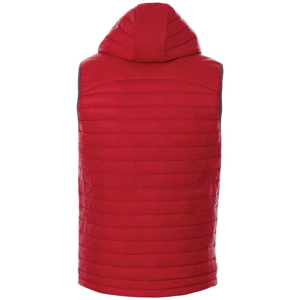Elevate Men's Team Red Junction Packable Insulated Vest