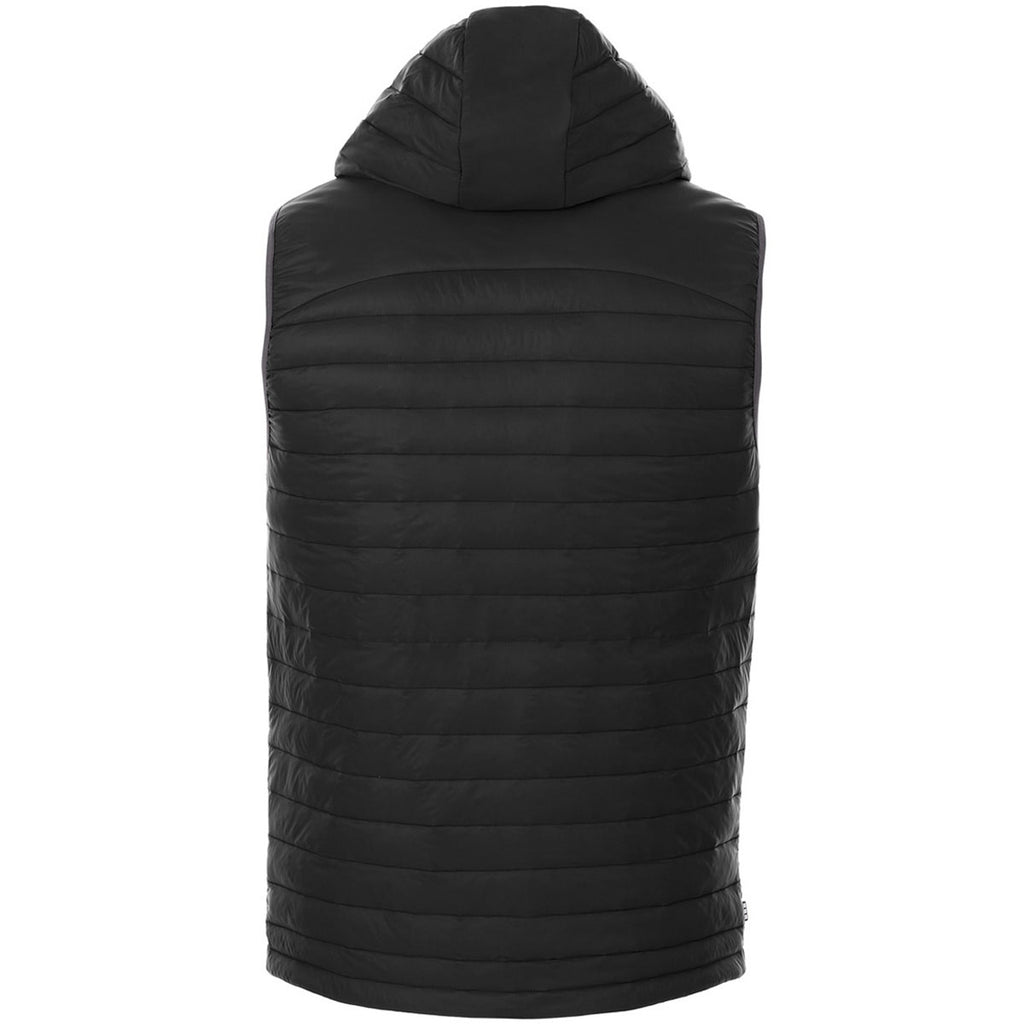 Elevate Men's Black Junction Packable Insulated Vest