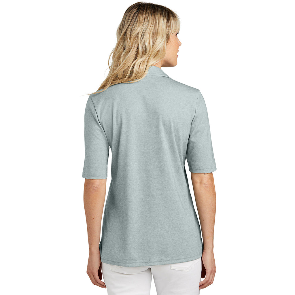 TravisMathew Women's Balsam Green Heather Sunsetters Polo