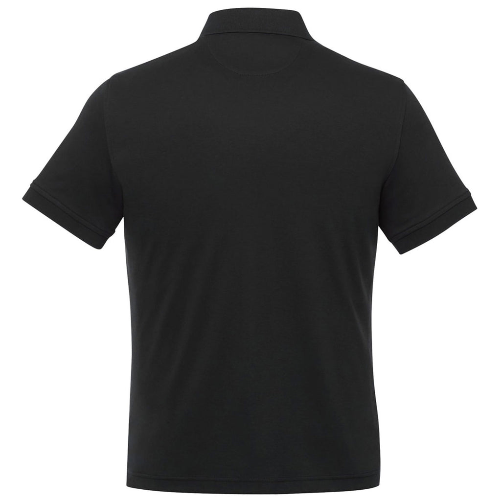 UNTUCKit Men's Black Damaschino Short Sleeve Polo
