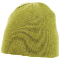 Elevate Dark Citron Green Level Knit Beanie
