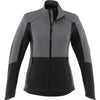 Elevate Women's Heather Dark Charcoal Verdi Hybrid Softshell Jacket