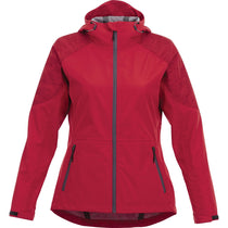 Elevate Women's Vintage Red Index Softshell Jacket