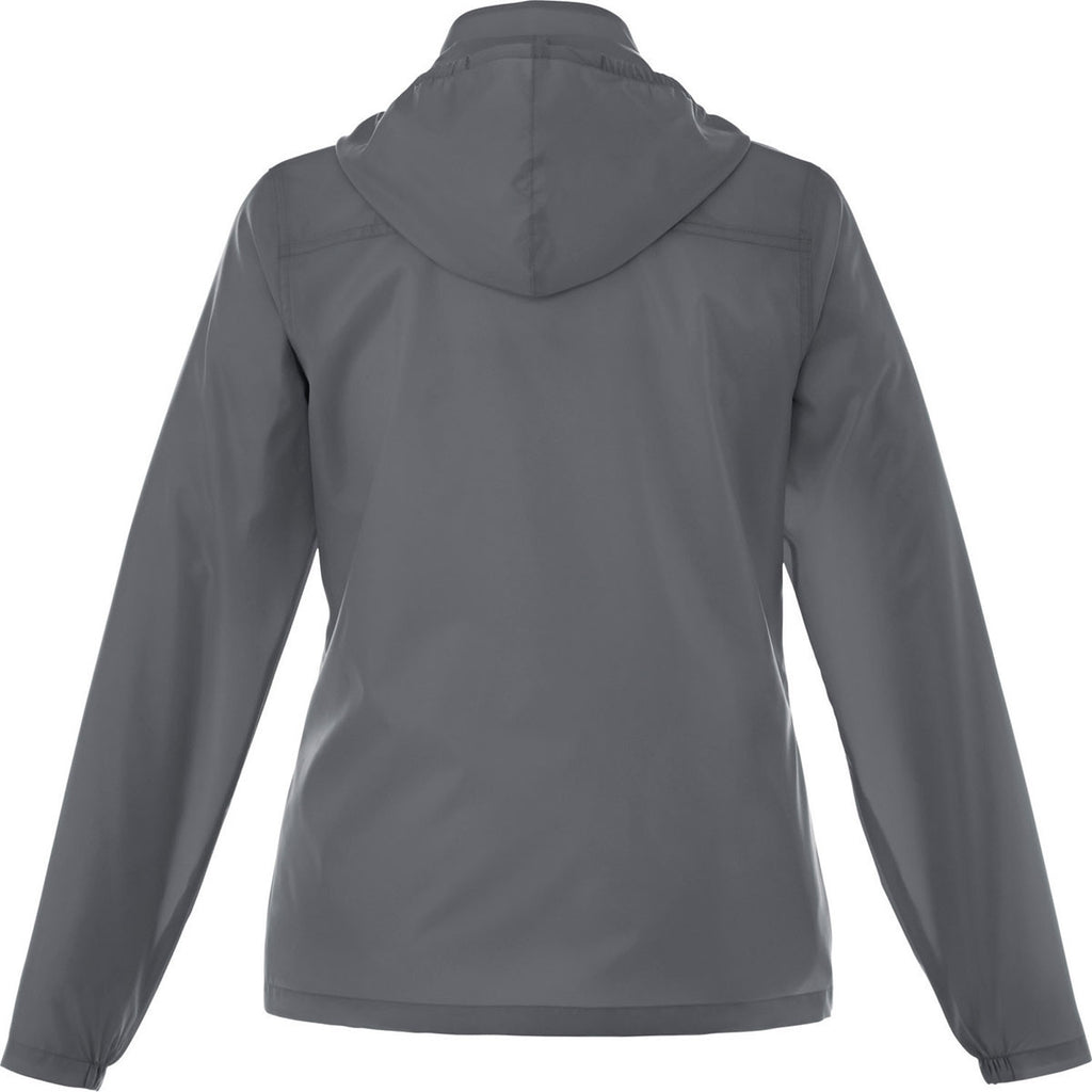 Elevate Women's Steel Grey Darien Packable Jacket