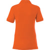 Elevate Women's Orange Crandall Short Sleeve Polo