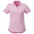 Elevate Women's Pink Zircon Otis Short Sleeve Polo