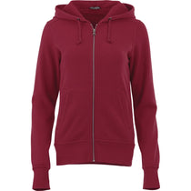 Elevate Women's Maroon Cypress Fleece Zip Hoody
