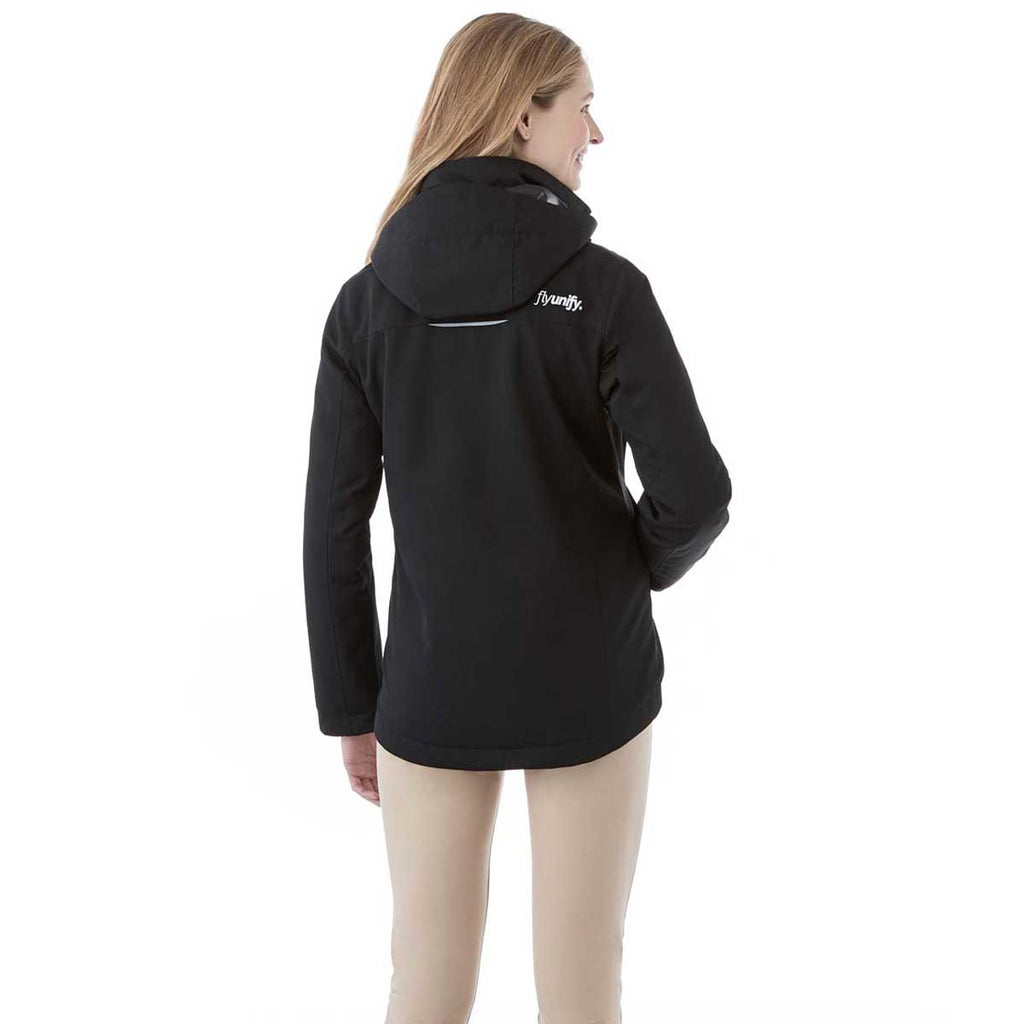 Elevate Women's Black Colton Fleece Lined Jacket