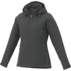 Elevate Women's Charcoal Bryce Insulated Softshell Jacket