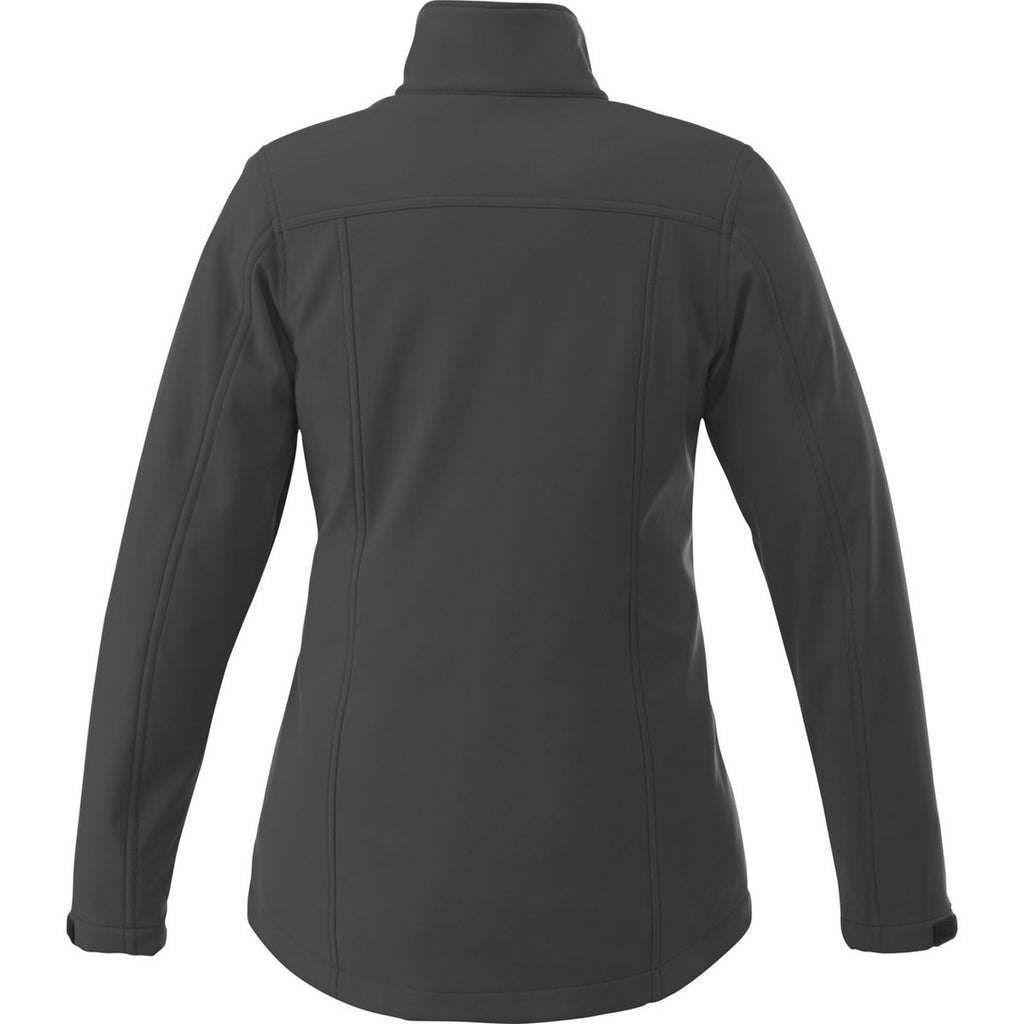 Elevate Women's Grey Storm Maxon Softshell Jacket