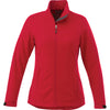 Elevate Women's Team Red Maxon Softshell Jacket
