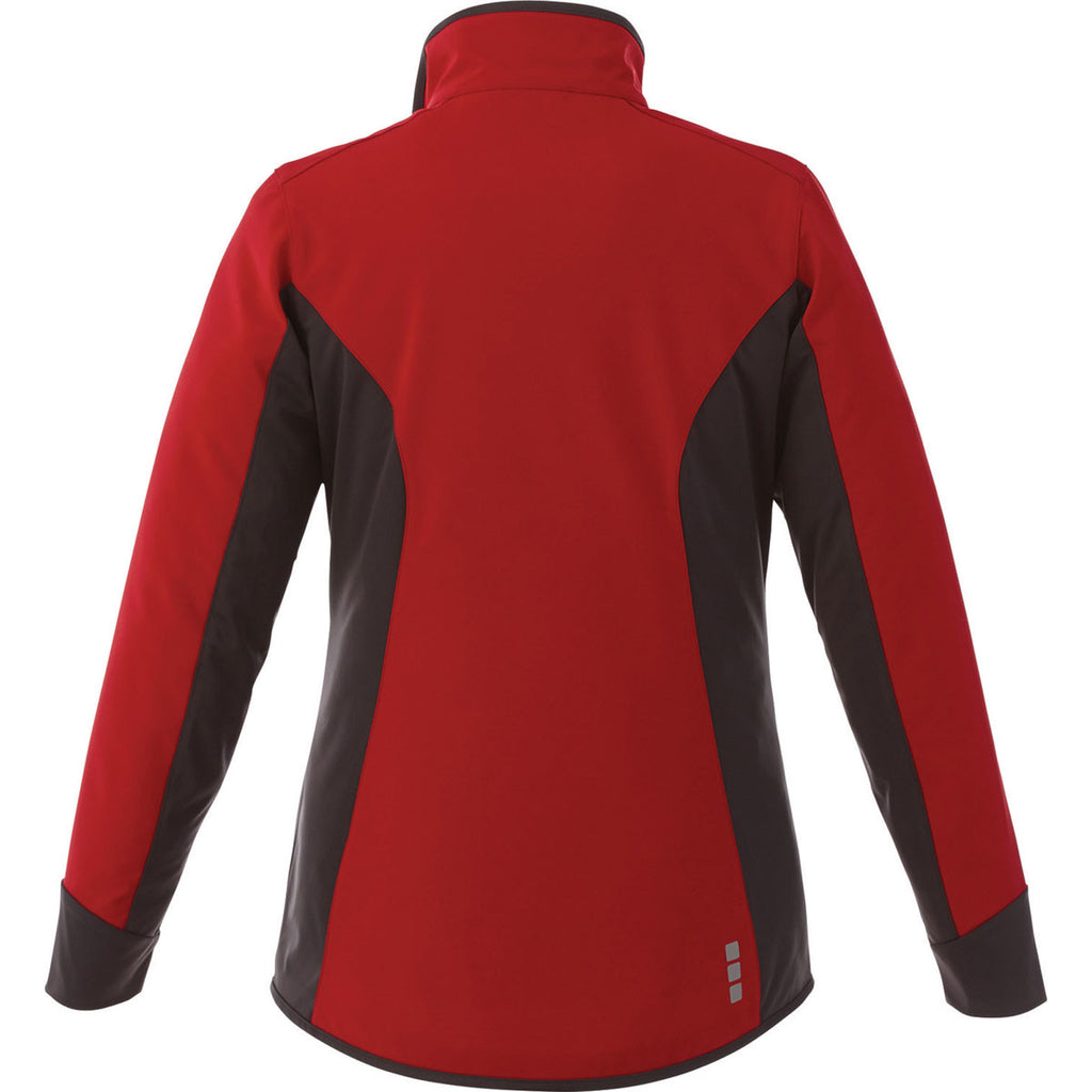 Elevate Women's Team Red Sopris Softshell Jacket