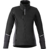 Elevate Women's Black/Heather Dark Charcoal Fernie Hybrid Insulated Jacket