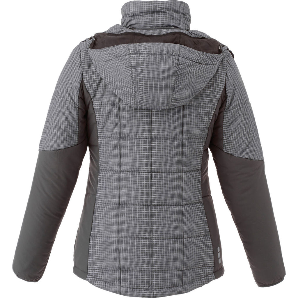 Elevate Women's Grey Storm Arusha Insulated Jacket