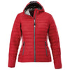 Elevate Women's Team Red Silverton Packable Insulated Jacket