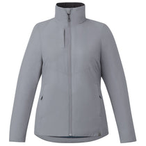 Trimark Women's Steel Grey Kyes Eco Packable Insulated Jacket