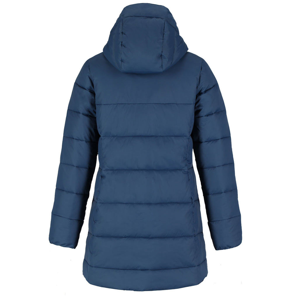 Trimark Women's River Blue Geneva Eco Long Packable Insulated Jacket