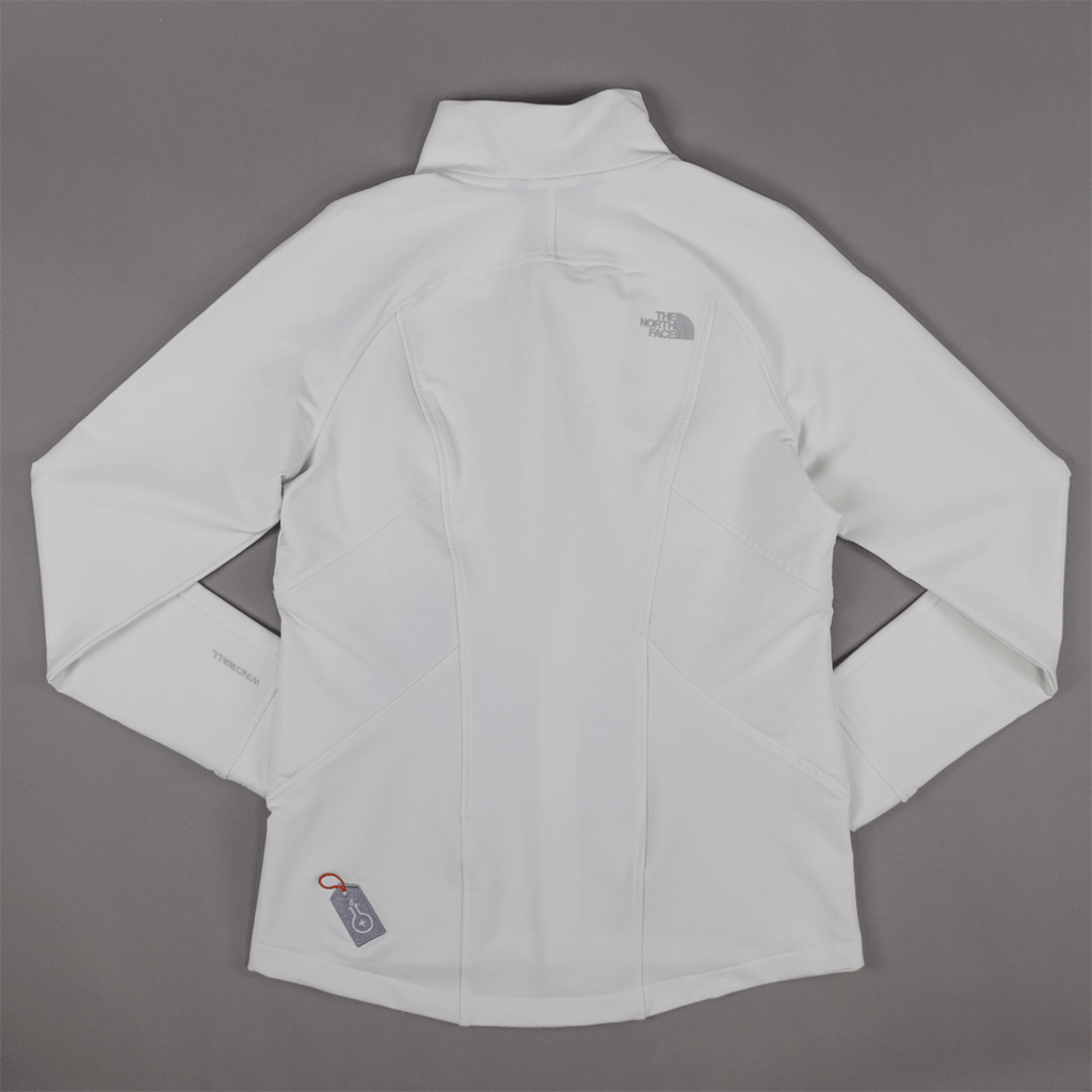 The North Face Women's White Tech Stretch Soft Shell Jacket