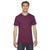 American Apparel Unisex Triblend Short-Sleeve Tri Cranberry Track T-Shirt