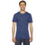 American Apparel Unisex Triblend Short-Sleeve Tri Indigo Track T-Shirt