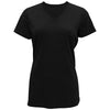 BAW Women's Black Tri-Blend V-Neck T-Shirt