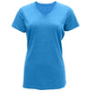 BAW Women's Columbia Blue Tri-Blend V-Neck T-Shirt