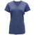 BAW Women's Indigo Navy Tri-Blend V-Neck T-Shirt