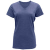 BAW Women's Indigo Navy Tri-Blend V-Neck T-Shirt