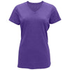 BAW Women's Purple Tri-Blend V-Neck T-Shirt