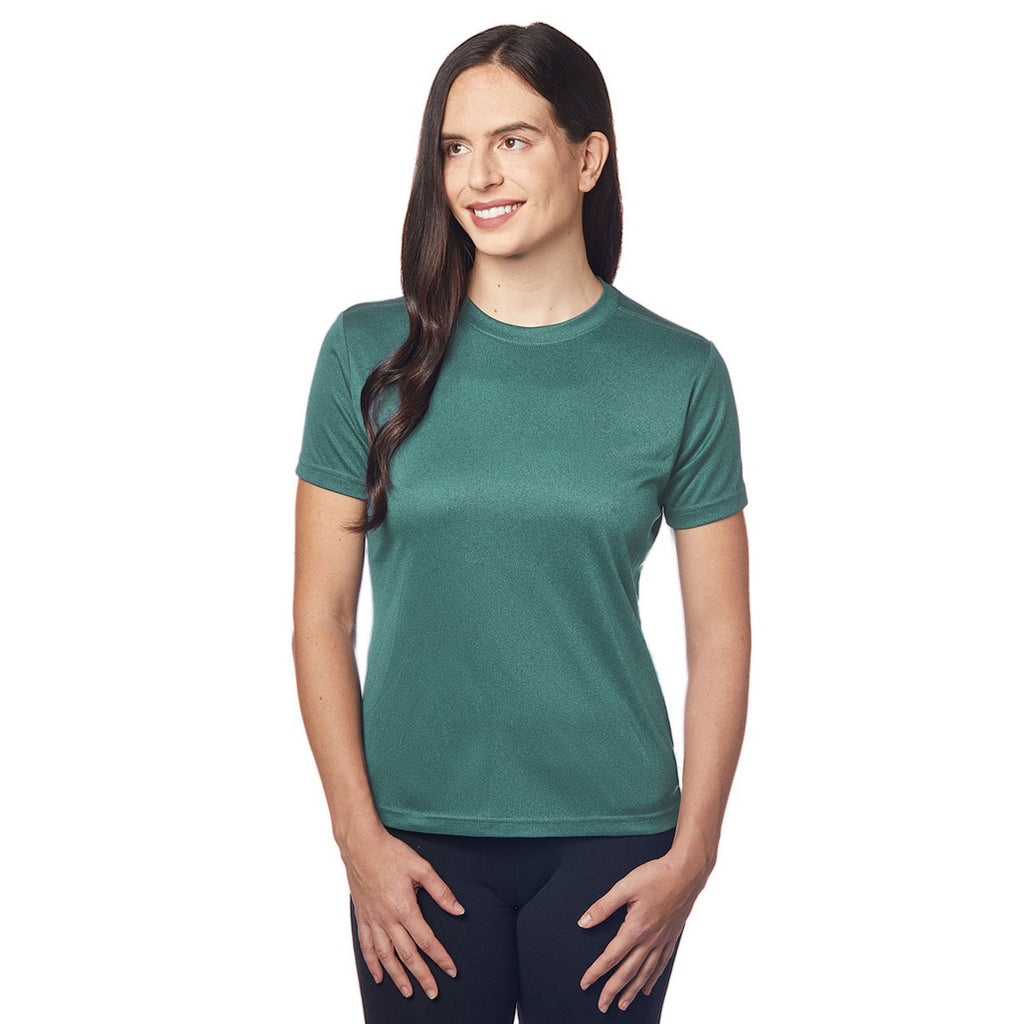 Landway Women's Heather Emerald Tech T-Shirt