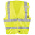 OccuNomix Men's Yellow Mesh Self-Extinguishing X-Back Break-Away Vest with Quick Release Zipper