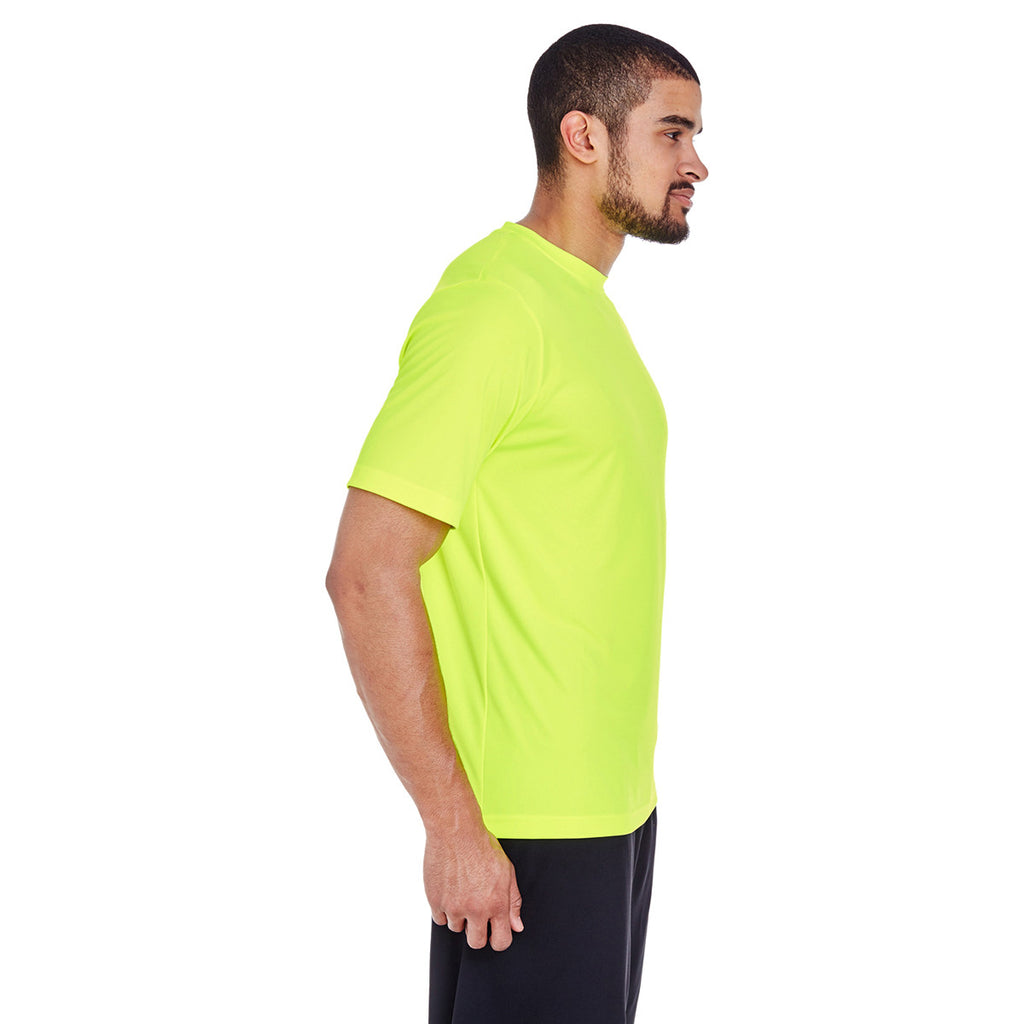Team 365 Men's Safety Yellow Zone Performance T-Shirt