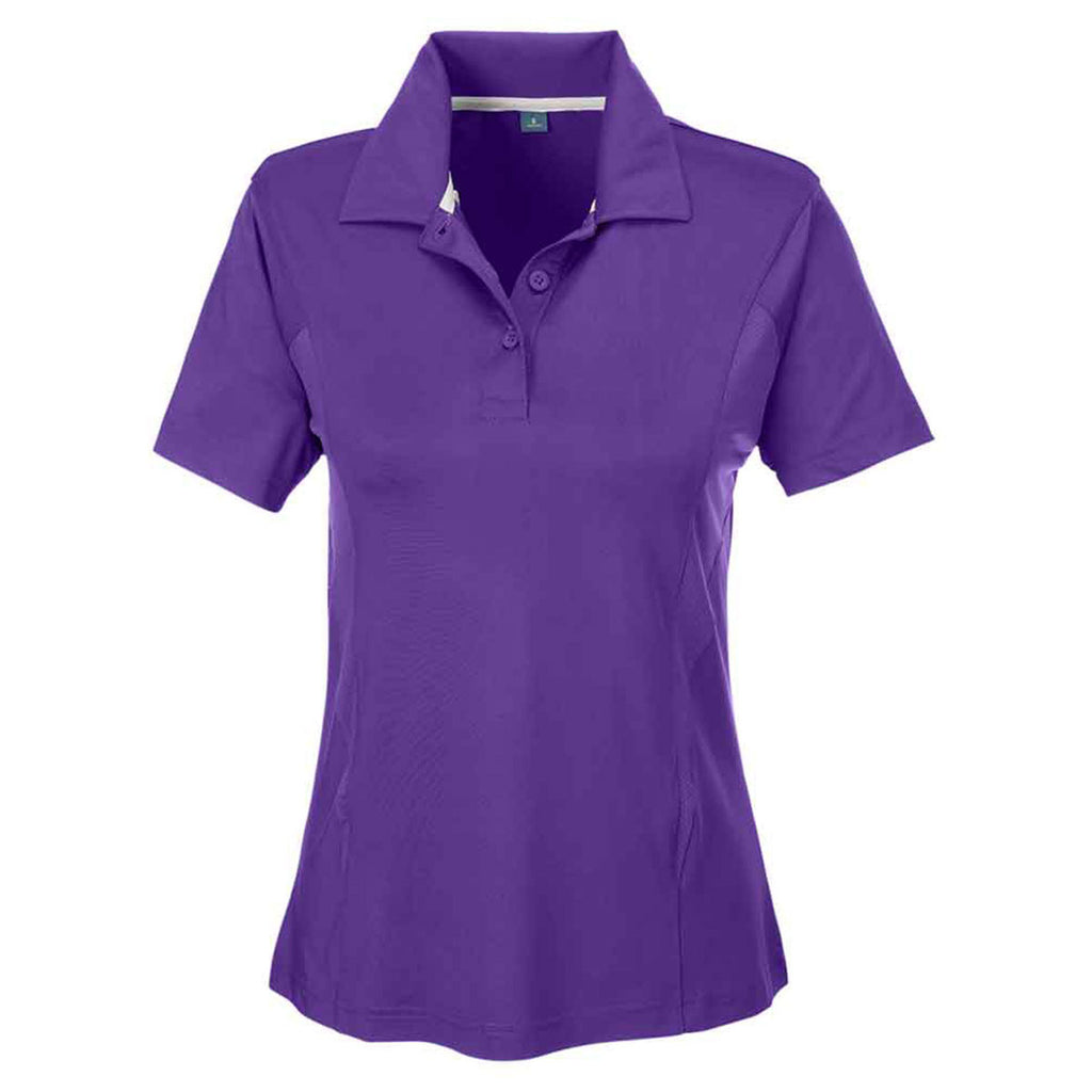 Team 365 Women's Sport Purple Charger Performance Polo