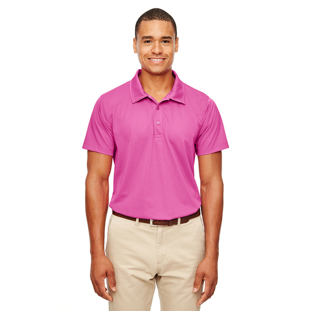 Team 365 Men's Sport Charity Pink Command Snag-Protection Polo