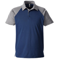 Team 365 Men's Sport Dark Navy/Sport Graphite Command Snag-Protection Colorblock Polo