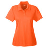 Team 365 Women's Sport Orange Command Snag-Protection Polo