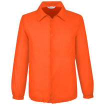 Team 365 Unisex Sport Orange Zone Protect Coaches Jacket