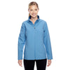 Team 365 Women's Sport Light Blue Leader Soft Shell Jacket