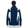 Team 365 Men's Sport Dark Navy/Sport Silver Icon Colorblock Soft Shell Jacket