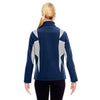 Team 365 Women's Sport Dark Navy/Sport Silver Icon Colorblock Soft Shell Jacket
