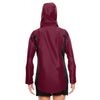 Team 365 Women's Sport Maroon Dominator Waterproof Jacket